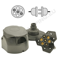 Electrics 7 pin with control unit for Towbar - universal