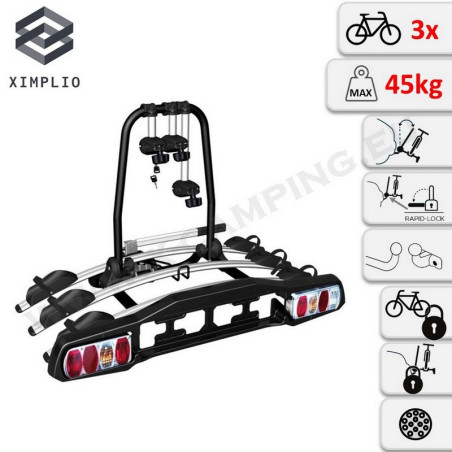 VENTUS 3 from XIMPLIO – Bike Carrier for three Bikes
