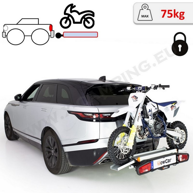 TowCar Racing - Towbar Carrier for Motorcycle, Scooter, Cross and eBike