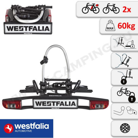 BC60 by Westfalia - Bicycle carrier for towbar