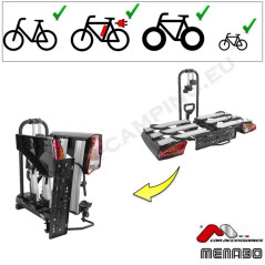 Bike Carrier Antares 3 from Menabo - Compact Platform to Transport e-Bikes