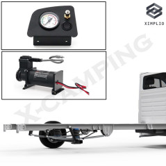 Luftfederung - Ein-Kreis-System mit Kompressor und fahrzeugspezifische Blende for Iveco Daily Kastenwagen 2014-