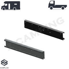 Reinforcement profiles for frame extensions for motorhomes