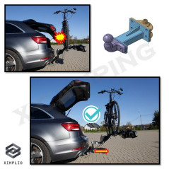 Towbar Extension for Bike Carriers